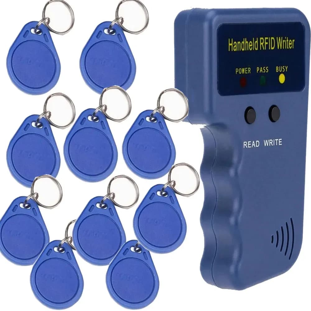Programador RFID de 125KHz, duplicador, copiadora, escritor, lector, escritor, clonador de tarjetas de identificación y llave