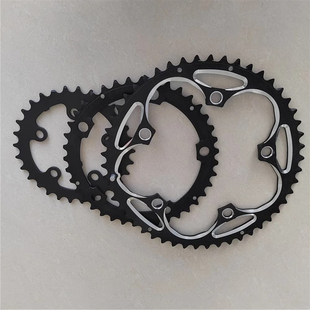 TRUYOU-Anillo de cadena para bicicleta de carretera, anillos de cadena para bicicleta plegable, CNC para tres discos, 130BCD, 50T, 39T, 74BCD, 30T,