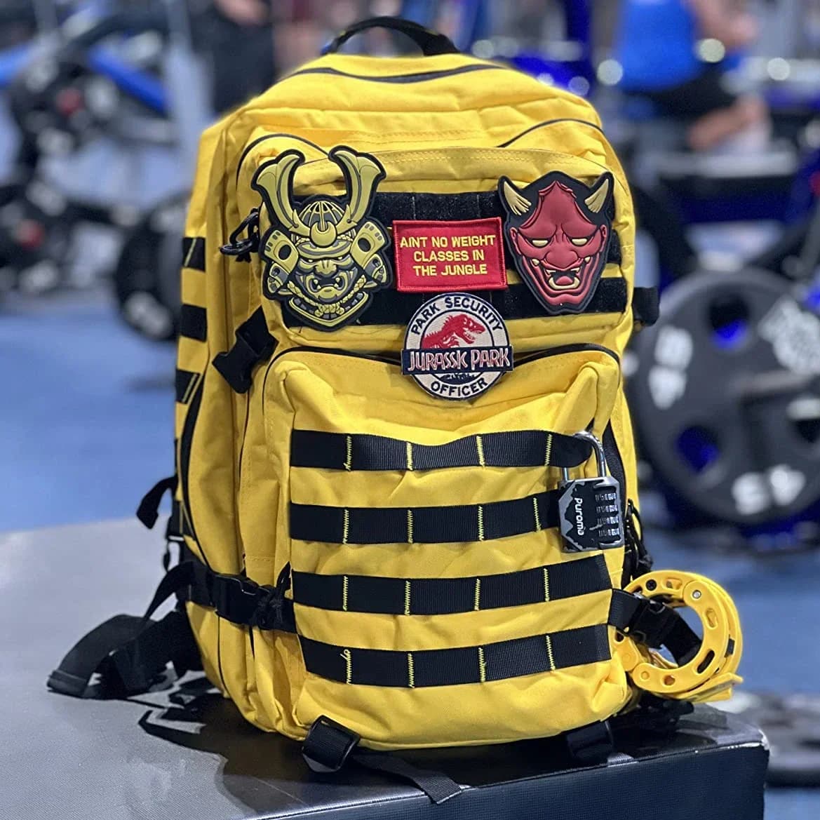 Mochilas de estilo fitness para gimnasio de 45L para hombres/mujeres, mochila táctica de entrenamiento, bolsa de supervivencia Molle, mochila de