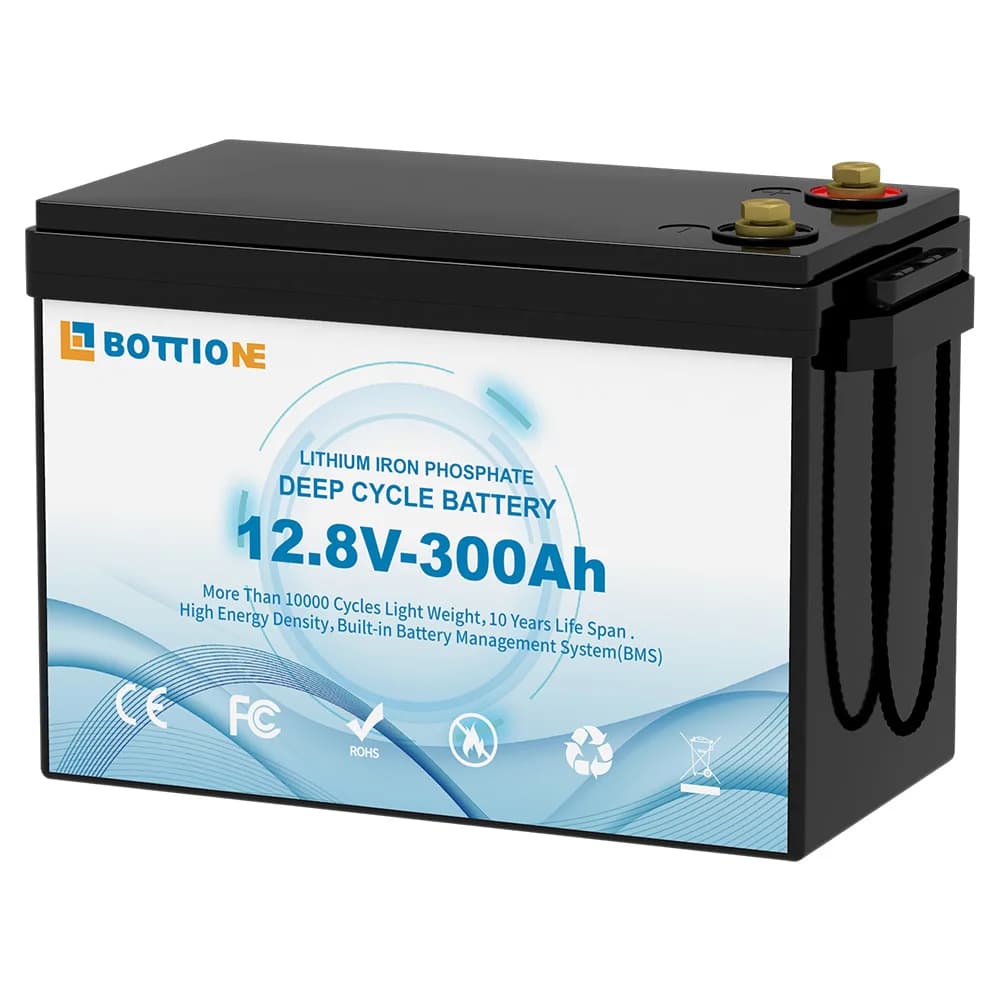 Batería LiFePO4 de 12,8 v, 300Ah, batería BMS integrada, batería de iones de litio de ciclo profundo de grado A, 12V, 300Ah, Lifepo4, Stock UE/EE.