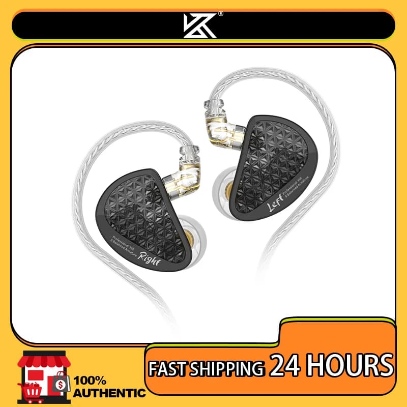 KZ AS16 Pro auriculares intrauditivos con cable 16BA armadura equilibrada HIFI Monitor de graves auriculares con cancelación de ruido auriculares