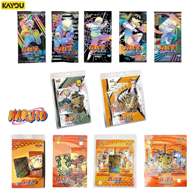 Tarjetas Originales Kayou Naruto, Capítulo de la Formación, Paquetes Raros EX, SE, BP, SP, MR, Colección de Tarjetas de Anime, Juguete, Regalo para