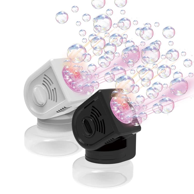 90 °   Cabezal giratorio + suelo de burbujas de pulverización de 10 orificios, máquina de burbujas totalmente automática, actividades al aire