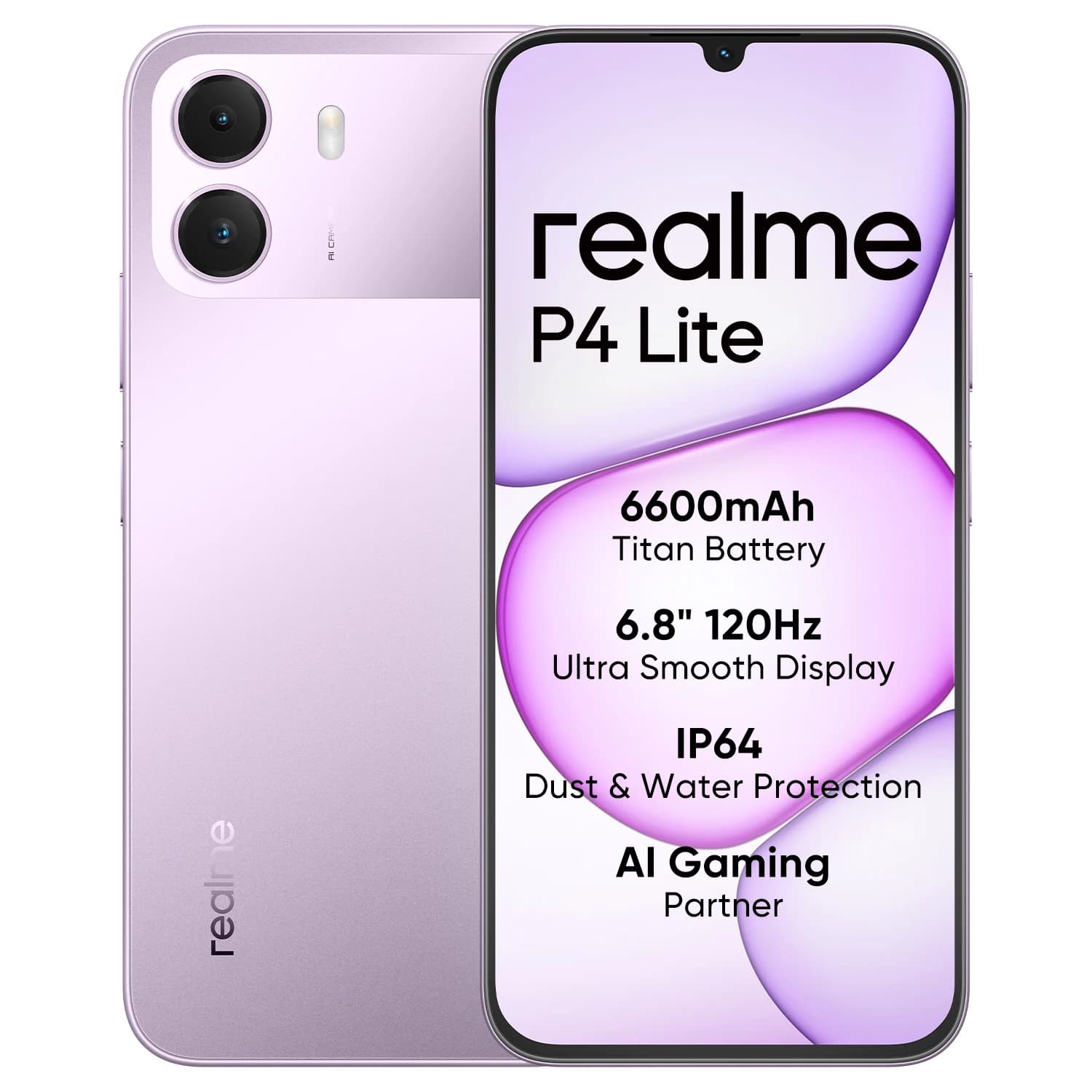teléfono realme P4 lite