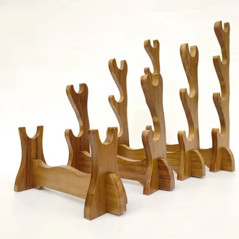 Soporte de Katana japonés de 1/2/3/4 niveles, Stents de samurái de madera, espada para Cosplay, cuchillo, decoración, soporte de exhibición
