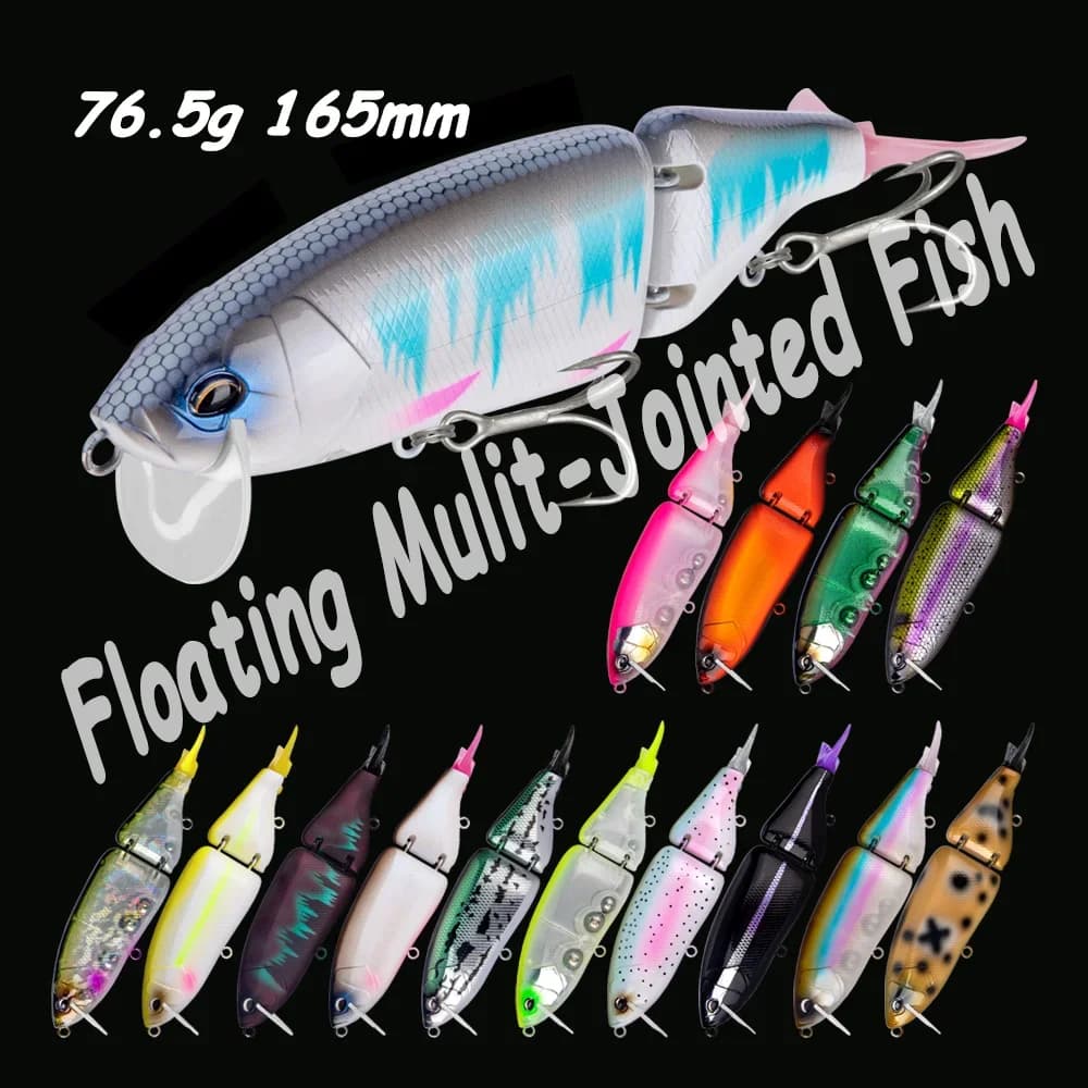 1 Uds Swimbait DRT Klash 9 señuelo de Pesca 165mm 77g cebo duro Artificial accesorios de Pesca articulados para depredador Wobbler Pike