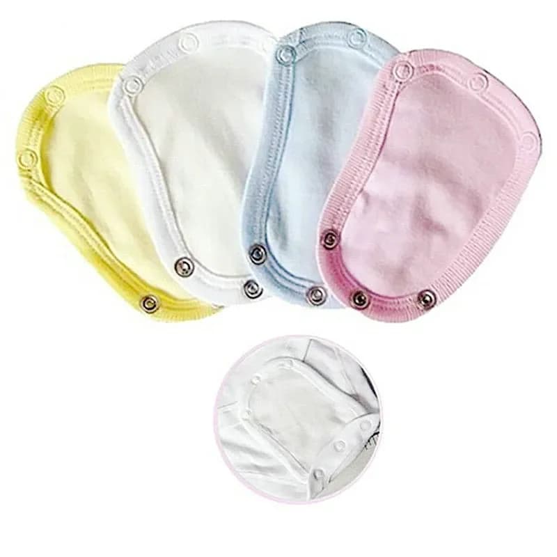 4 piezas/set Nuevo y adorable mono para bebé, mono utilitario, mono suave, extensor de mono, ropa extensora de longitud