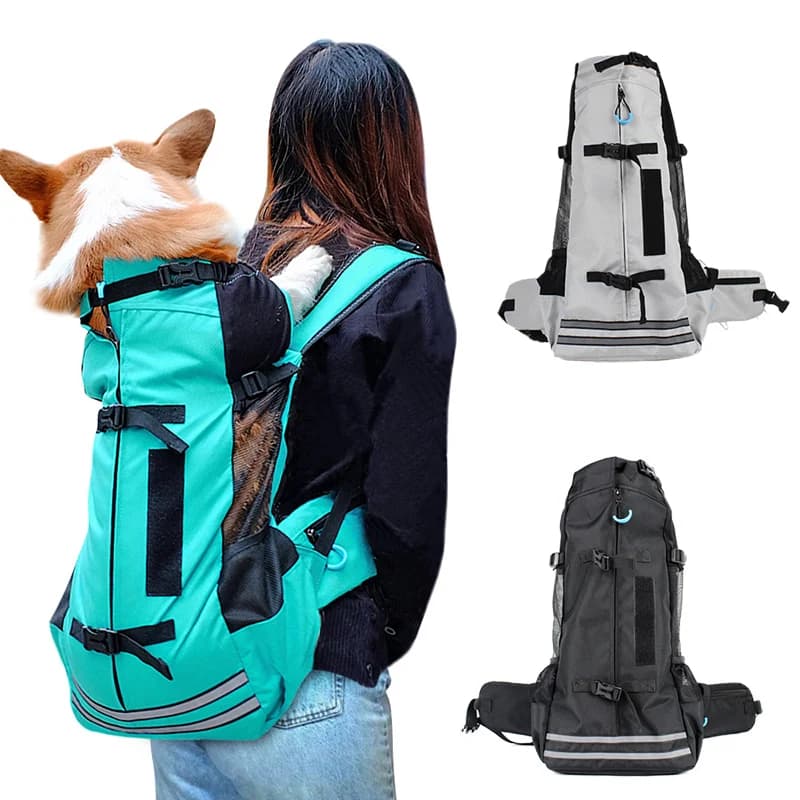Mochila de viaje impermeable para perros, correas gruesas y ensanchadas, bolsas transportadoras para mascotas para estar acogedor, Eazy para perros