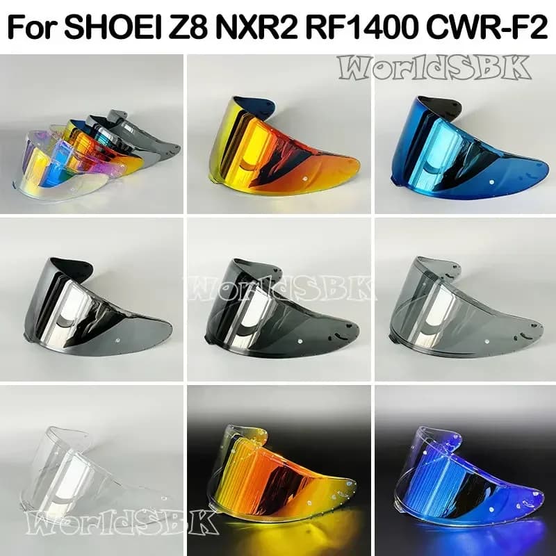Visera CWR-F2 Z8 X15 X-Fifteen para SHOEI RF-1400 Z8 Z-8 CWR-F2, gafas para casco de motocicleta, visera nocturna para casco de motocicleta