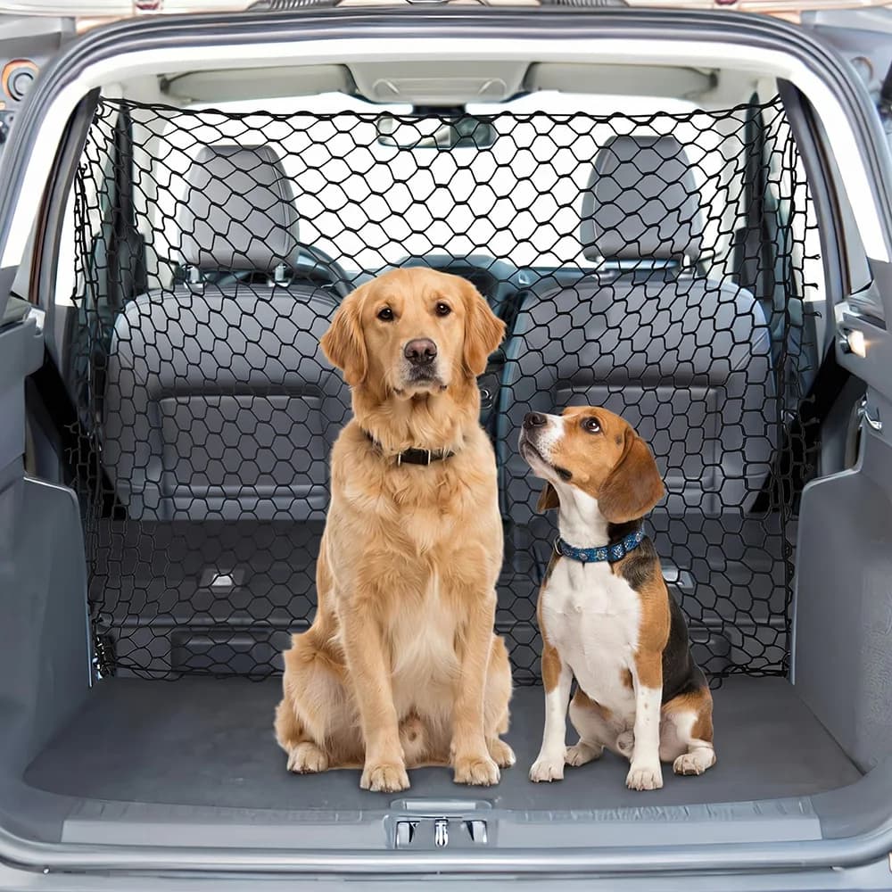 Red de separación autónoma para perros, barrera para mascotas, red para asiento trasero, malla de aislamiento de obstáculos, red de seguridad