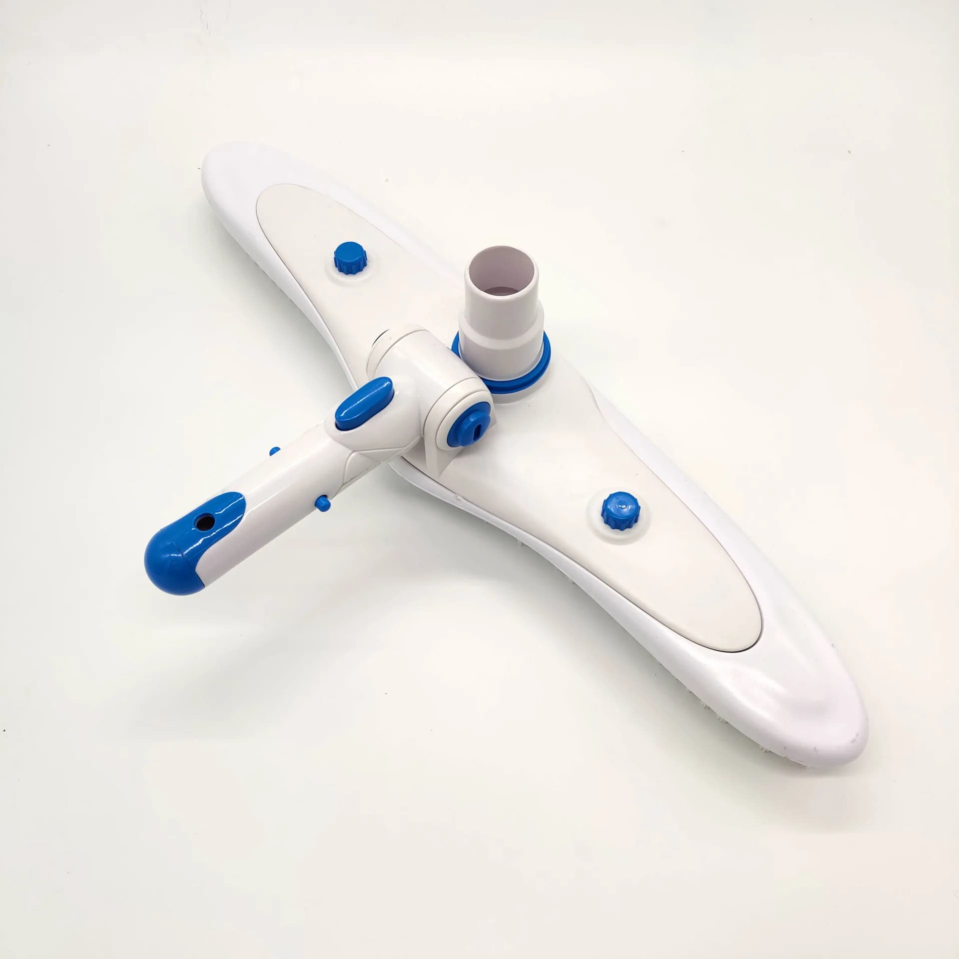 Cepillo de limpieza para piscina, herramienta de fregado de algas con mango ajustable, cabezal de vacío de succión para SPA, suelo y pared