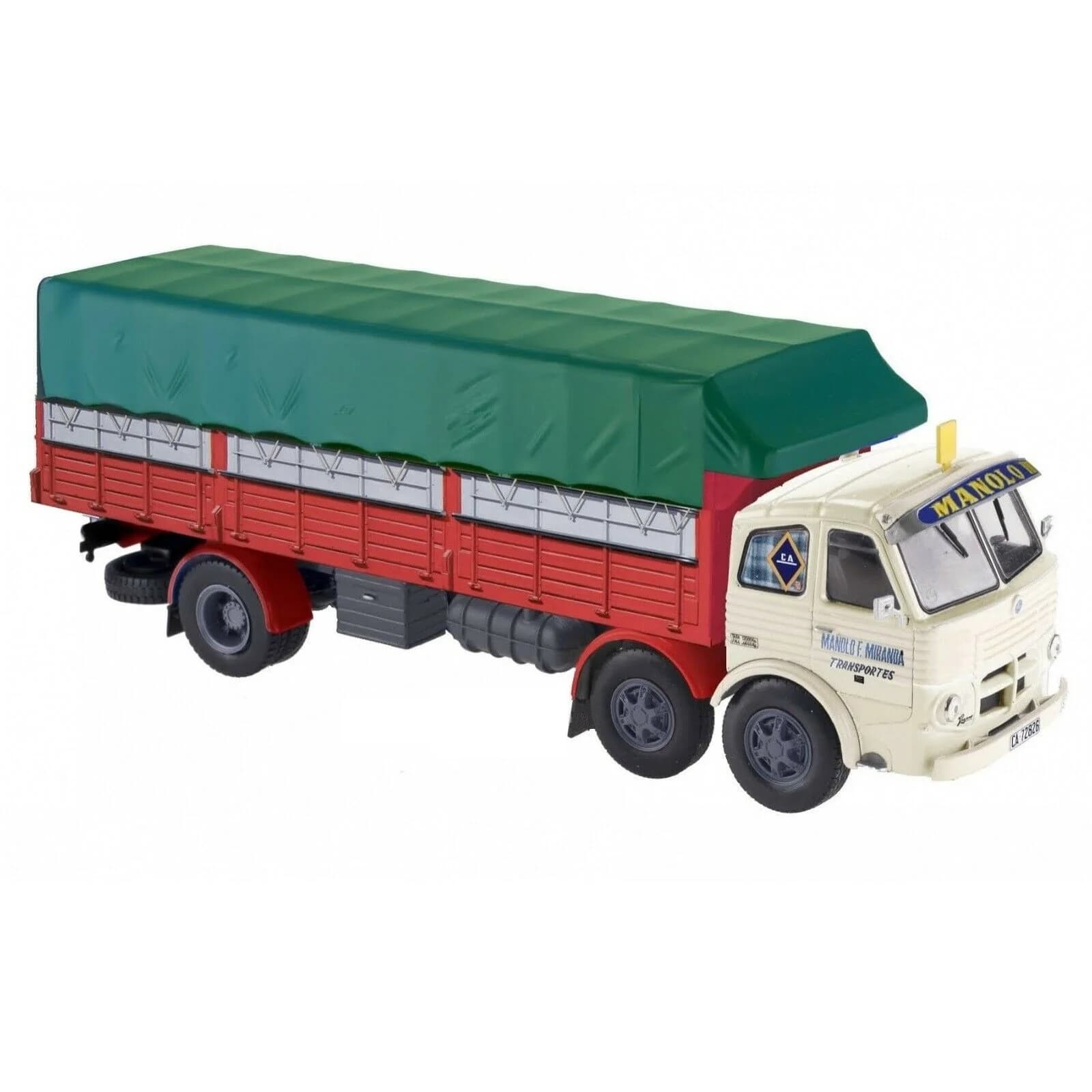 Salvat, Camión PEGASO 1063 A MANOLO 1968, Escala 1:43, Miniatura Diecast Coleccionable, Colección Camiones y Autobuses Españoles sin Fascículo,
