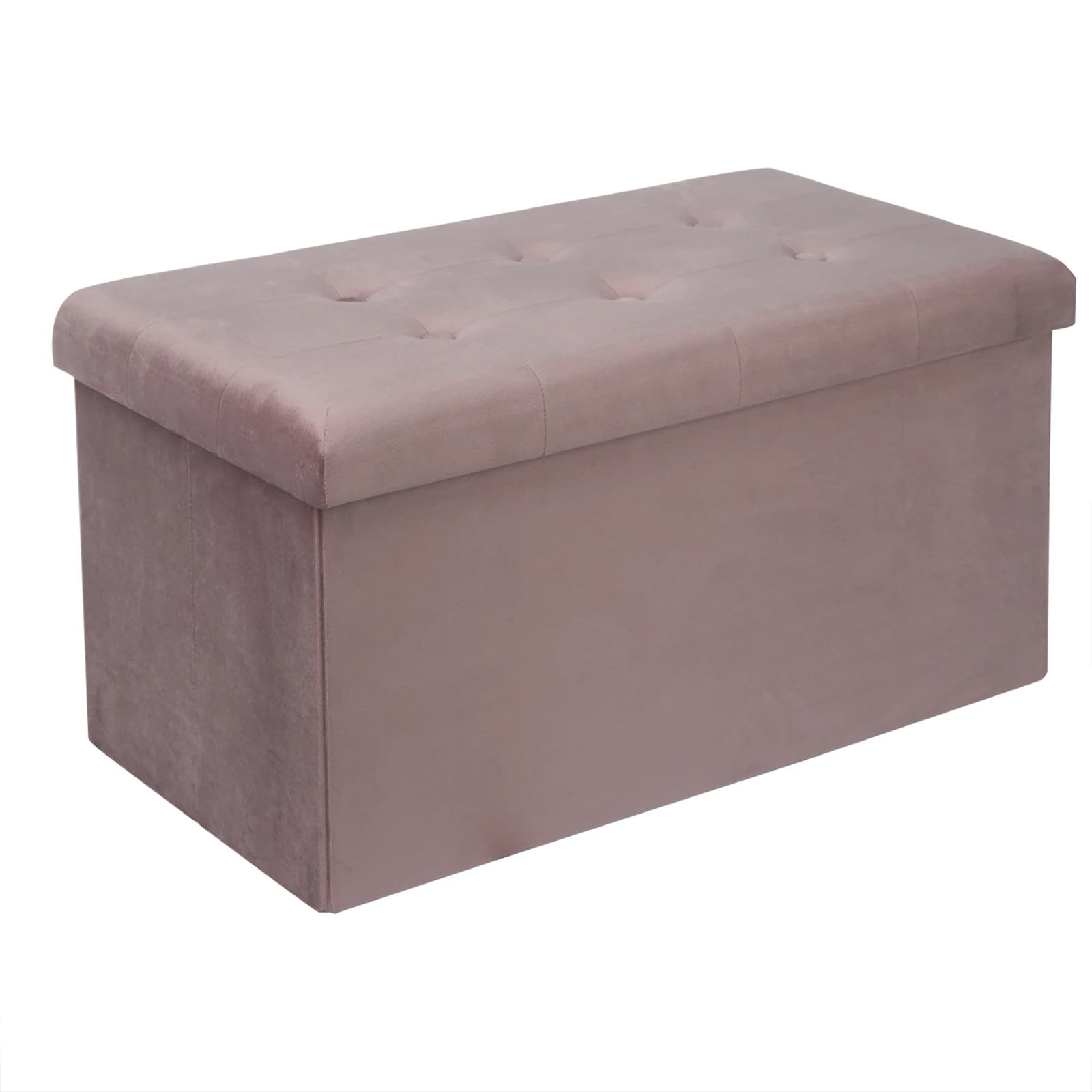 WOLTU-cubo de almacenamiento de pecho plegable, caja de almacenamiento otomana colorida, tapa extraíble, taburete de almacenamiento funcional, banco,