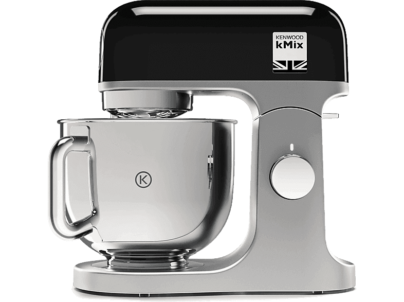 Robot de cocina - Kenwood kMix KMX750BK, Amasadora repostería, 1000 W, Bol 5 l, 6 Velocidades, Negro Rich