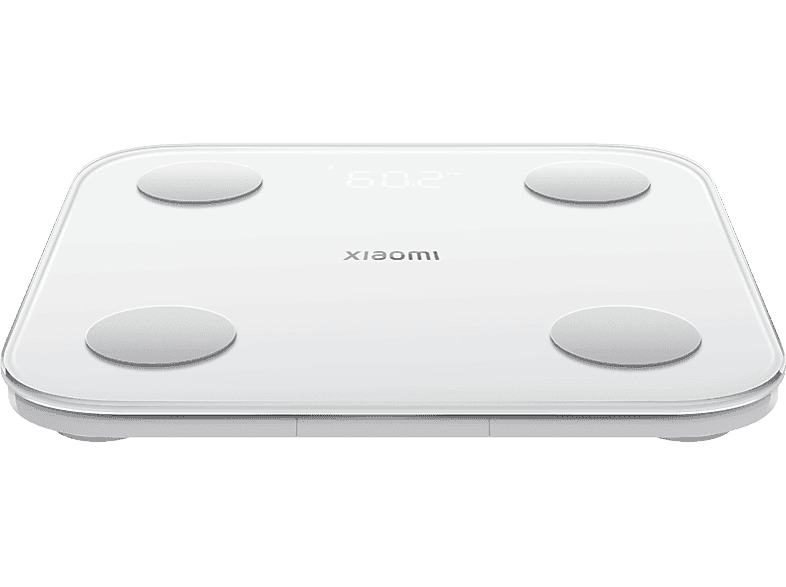 Báscula inteligente - Xiaomi Body Composition Scale S400, IMC, Alta precisión, Control por App, Bluetooth, Blanco