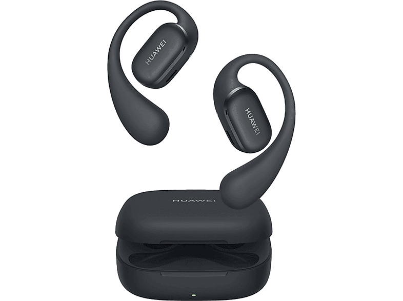 Auriculares conducción de aire - Huawei FreeArc, Supraaurales, Bluetooth, 28h Autonomía, Negro