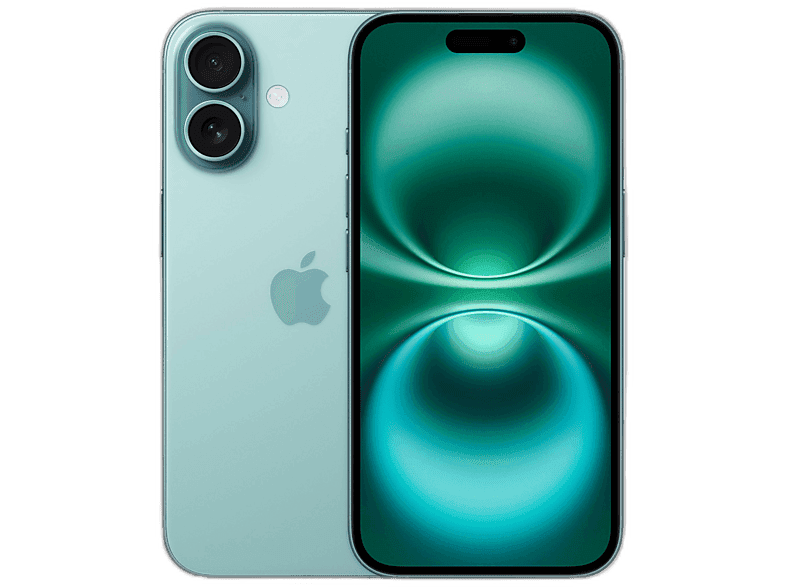 Apple iPhone 16, Verde azulado, 128 GB, 5G, 6.1 " OLED Super Retina XDR, Chip A18 Bionic, iOS