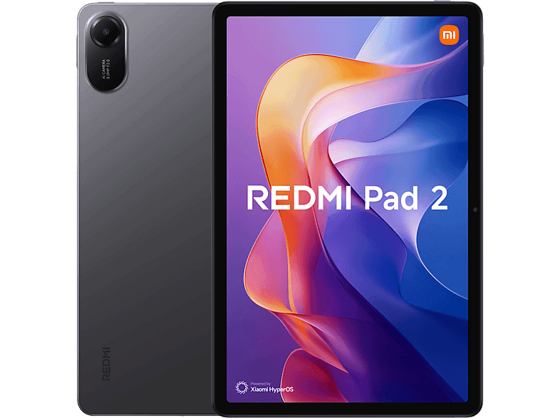 Tablet - Xiaomi Redmi Pad 2, WI-FI, 11" WQHD, 4 GB RAM, 128 GB, MediaTek G100-Ultra, Gris grafito