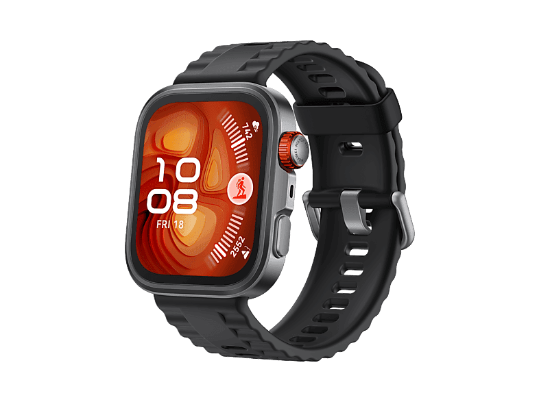 Smartwatch - Huawei Watch Fit 4 Pro, 1.82" AMOLED, 10 días batería, Compatible iOS Android, Correa Fluoroelastómero, Negro