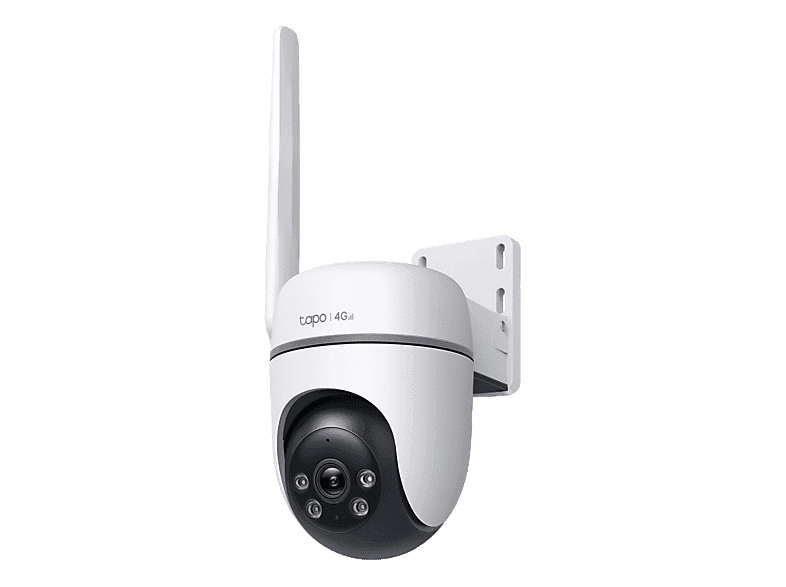 Cámara de vigilancia IP - TP-Link TC40GW, Full-HD, 1920 x 1080 píxeles, Función visión nocturna, Exterior, 360º, Cable, 4G, IA, Blanco