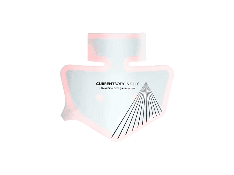 Máscara LED - CurrentBody CBD-114-KAI Cuello y escote, 50 LEDs rojos (633 nm) infrarrojos cercanos (830 nm), Blanco