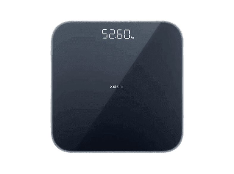 Báscula inteligente - Xiaomi Smart Scale S200, 150 kg, Bluetooth, Vidrio templado y Plástico de Ingeniería, Gris oscuro