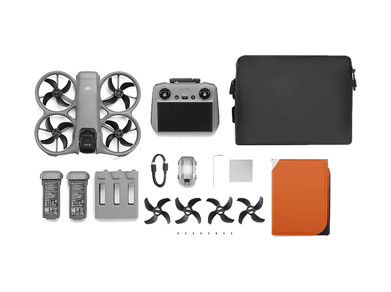 Dron - DJI Avata 360 Fly More Combo (RC 2) , 64 MP, 23min Autonomía, Visión 360°, Vídeo HDR en 8K/60 fps, Detección Obstáculos Omnidireccional,