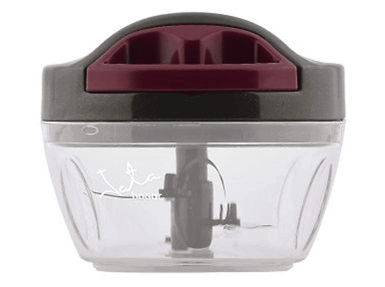 Picadora - Jata Hogar AC57, Pica y bate manual, 300 ml, Libre BPA, Gris granate