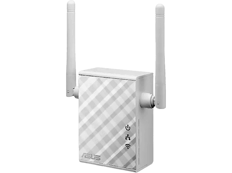 Repetidor WiFi - ASUS RP-N12, N300, Puerto LAN, WPS. 3 Funciones: Repetidor/Punto de acceso/Bridge