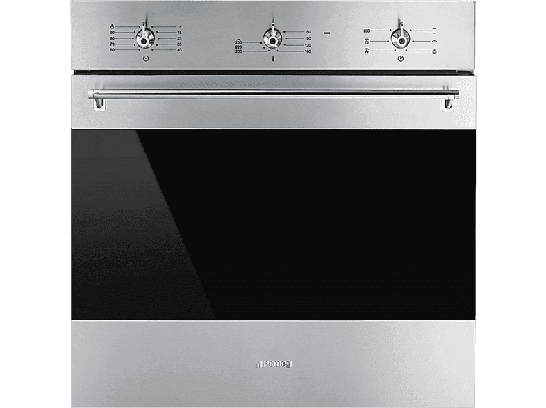 Horno - Smeg SF6381X, Multifunción, Esmalte fácil de limpiar, 72 l, 59.7 cm, Inox antihuellas