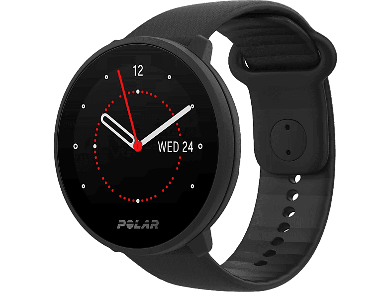 REACONDICIONADO Seminuevo Muy bueno Reloj deportivo - Polar Unite, Negro, GPS, Frecuencia cardiaca, Táctil, Resistente al agua, 15.5-21 cm, 1.2"
