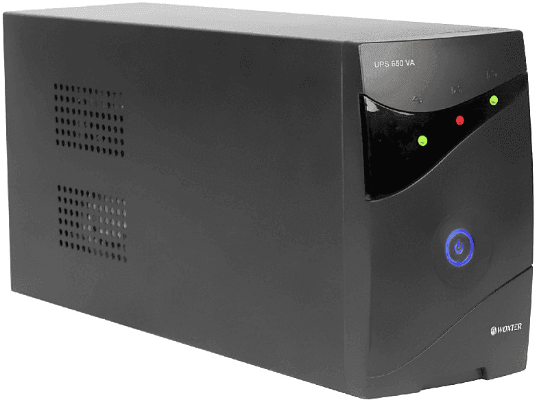SAI - Woxter 650 VA, microprocesador, display LED, alarma acústica, autonomía 8-15 minutos