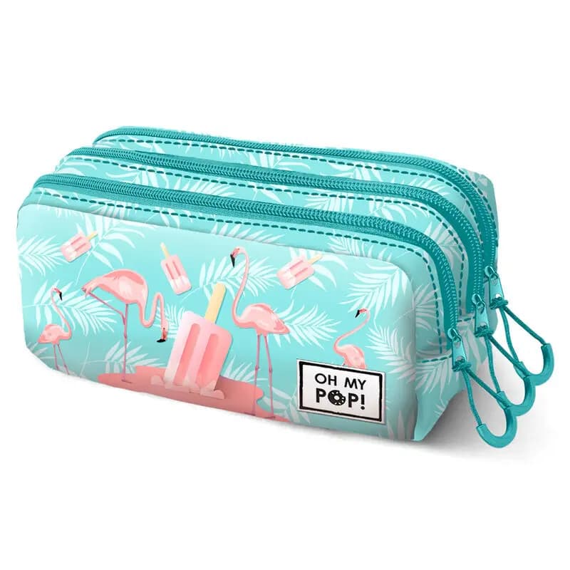 Kit triple para niños Educa Borras Oh My Pop! Flamingo