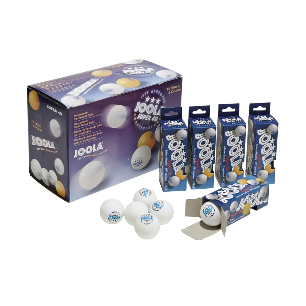 Pelota de tenis de mesa Joola (x72)