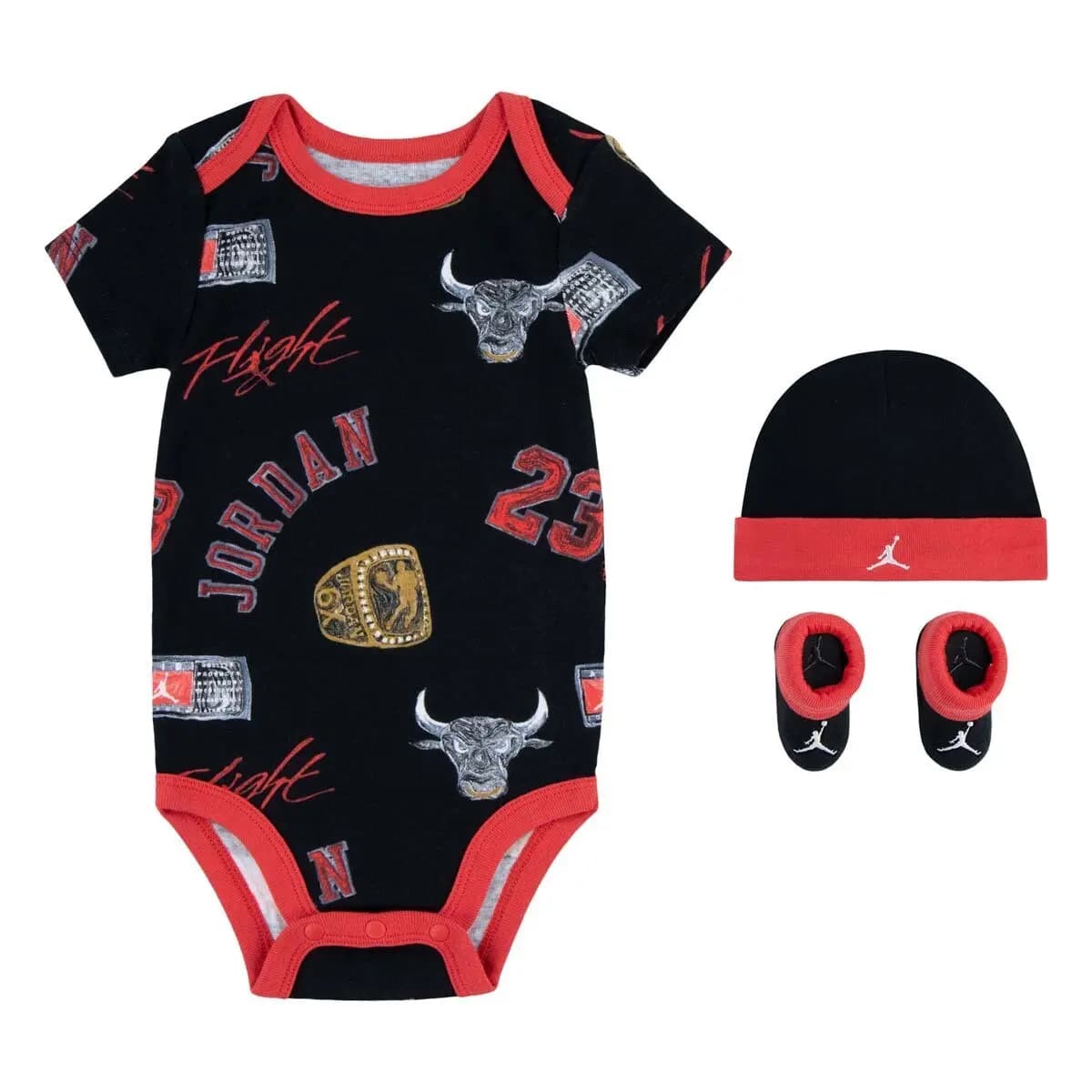 Conjunto de 3 piezas para bebé Jordan Essentials AOP