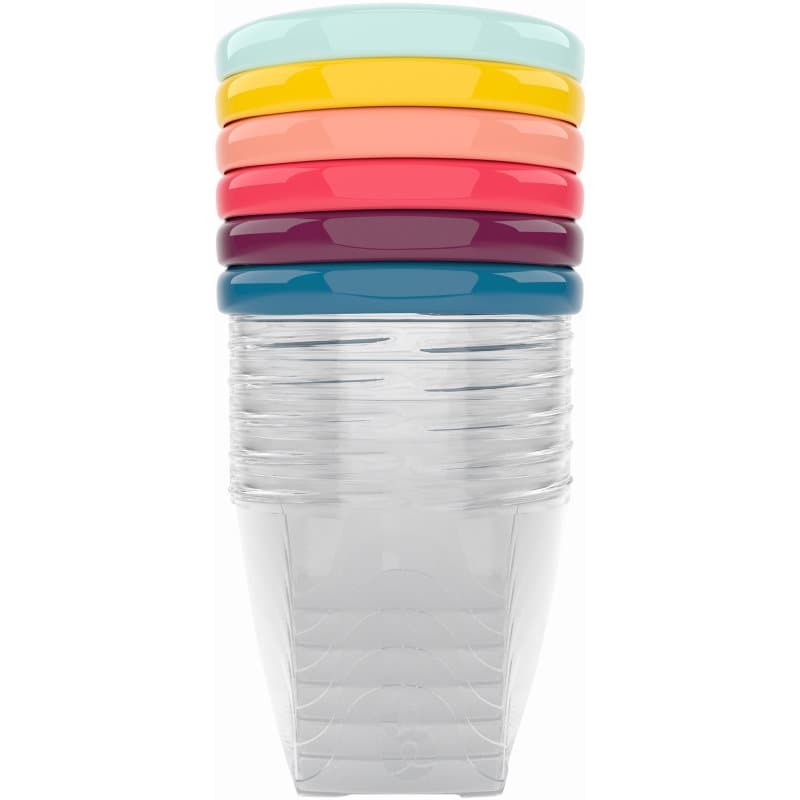 Babymoov Bowls Multicolor bol con tapa 6x250 ml