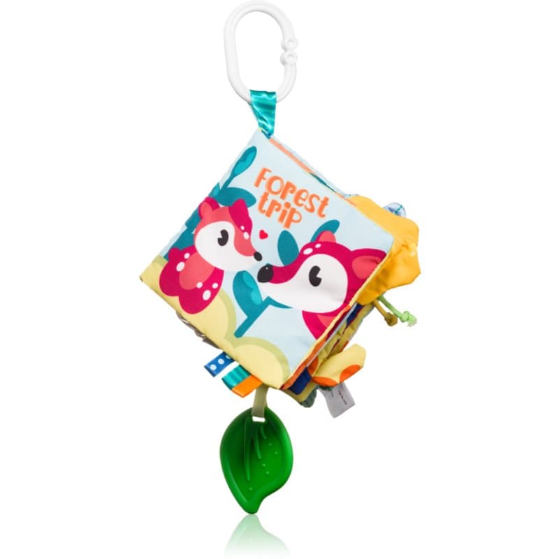 BabyOno Have Fun Sensory Book librito educativo en colores de alto contraste con mordedor Forest Trip 1 ud