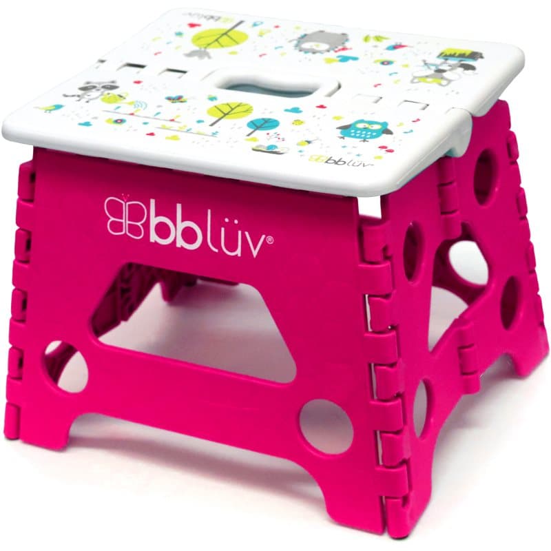 BBLÜV Stëp escalón plegable para niños 22 x 18 x 18,2cm Pink 1 ud