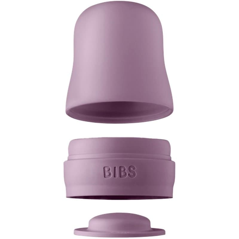 BIBS Baby Glass Bottle Cap cierre de rosca en botella Mauve 1 ud
