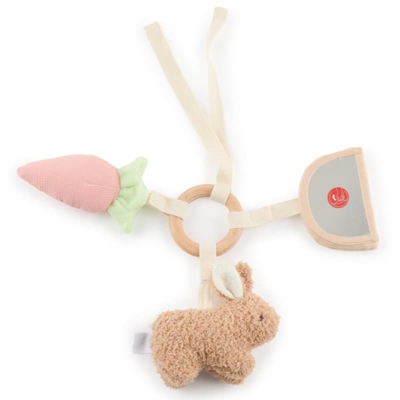 Bieco Activity Toy Bunny Fine móvil para bebé en colores de alto contraste 1 ud