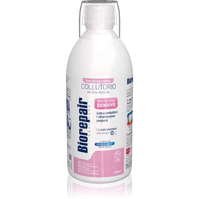 Biorepair Gum Protection Mouthwash enjuague bucal para proteger dientes y encías 500 ml