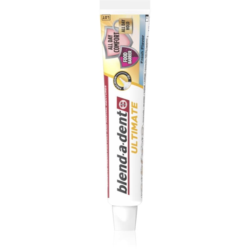 Blend-a-dent Ultimate Fresh crema fijadora para prótesis dentales completas o parciales 40 g