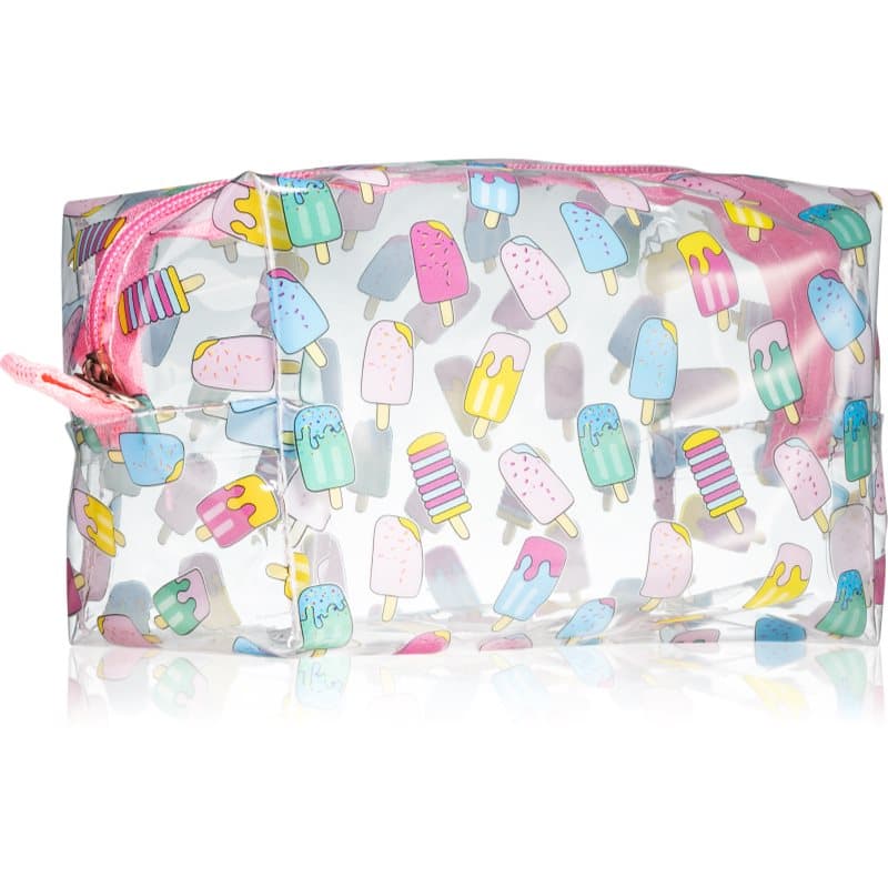 BrushArt Accessories Transparent cosmetic bag neceser transparente para cosméticos Ice Cream 1 ud