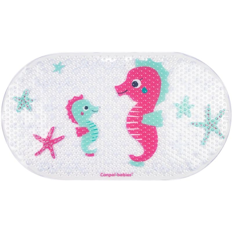 Canpol babies Love & Sea alfombrilla antideslizante para la bañera Pink 1 ud