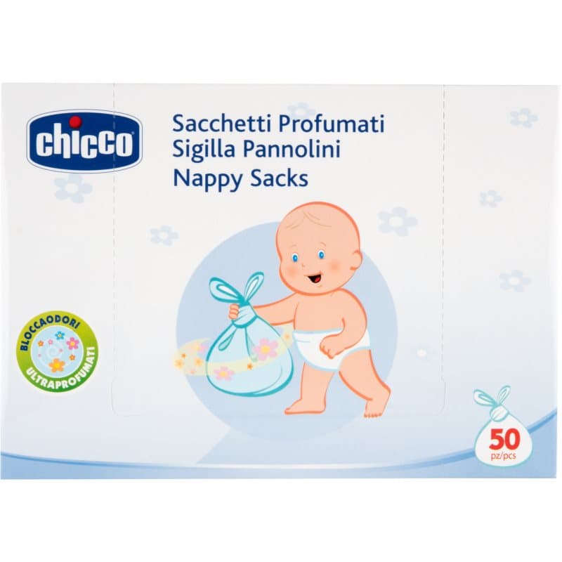 Chicco Nappy Sacks bolsas para pañales 50 ud
