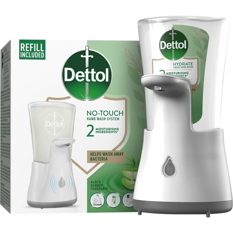 Dettol Soft on Skin Aloe Vera dosificador de jabón sin contacto 250 ml