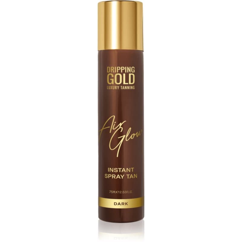 Dripping Gold Air Glow Instant Spray Tan spray autobronceador tono Dark 75 ml