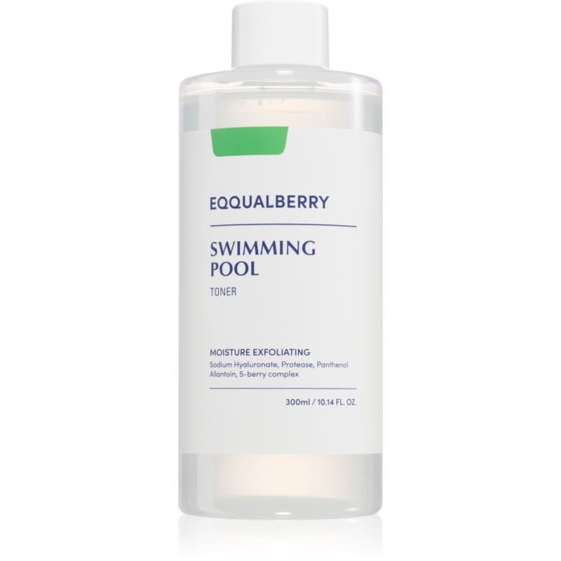 EQQUALBERRY Swimming Pool Toner tónico hidratante con efecto exfoliante 300 ml