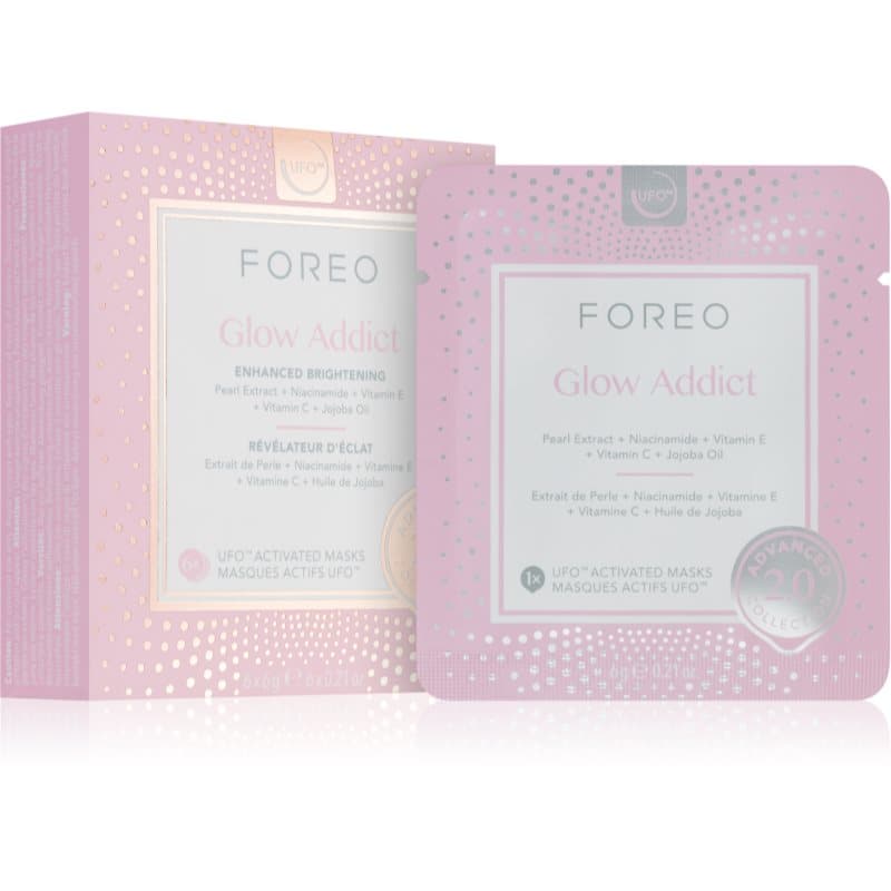 FOREO UFO™ Glow Addict mascarilla facial iluminadora 6 ud