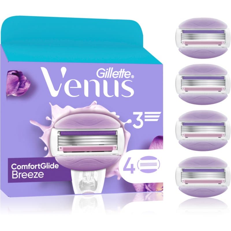 Gillette Venus Comfortglide Breeze recambios de cuchillas 4 ud